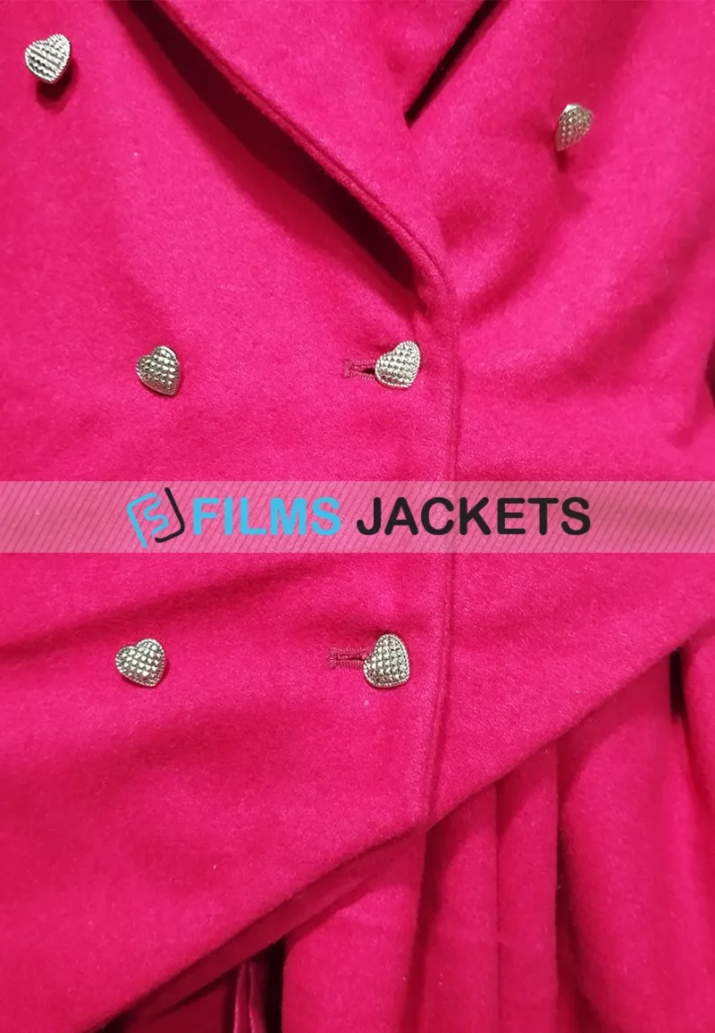 ted lasso keeleys pink heart button blazer