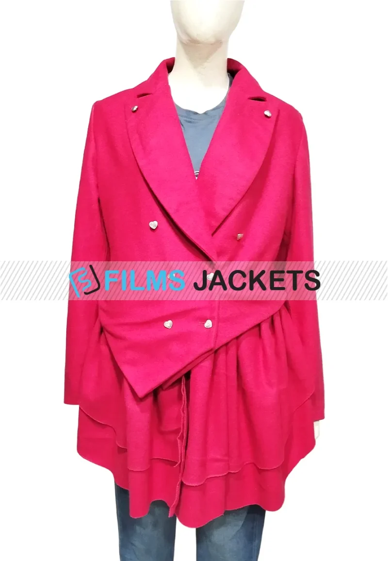 ted lasso s02 keeleys pink heart button blazer