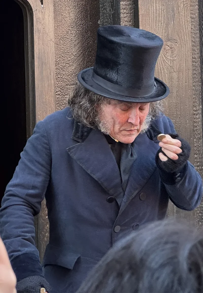 a christmas carol johnny depp coat