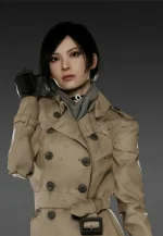 ada wong beige coat