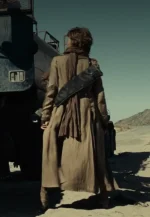 alice brown cotton trench coat