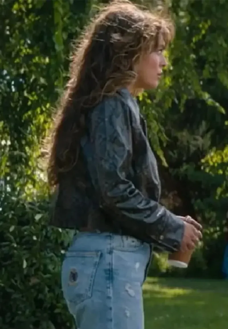 allie hayes snake leather jacket