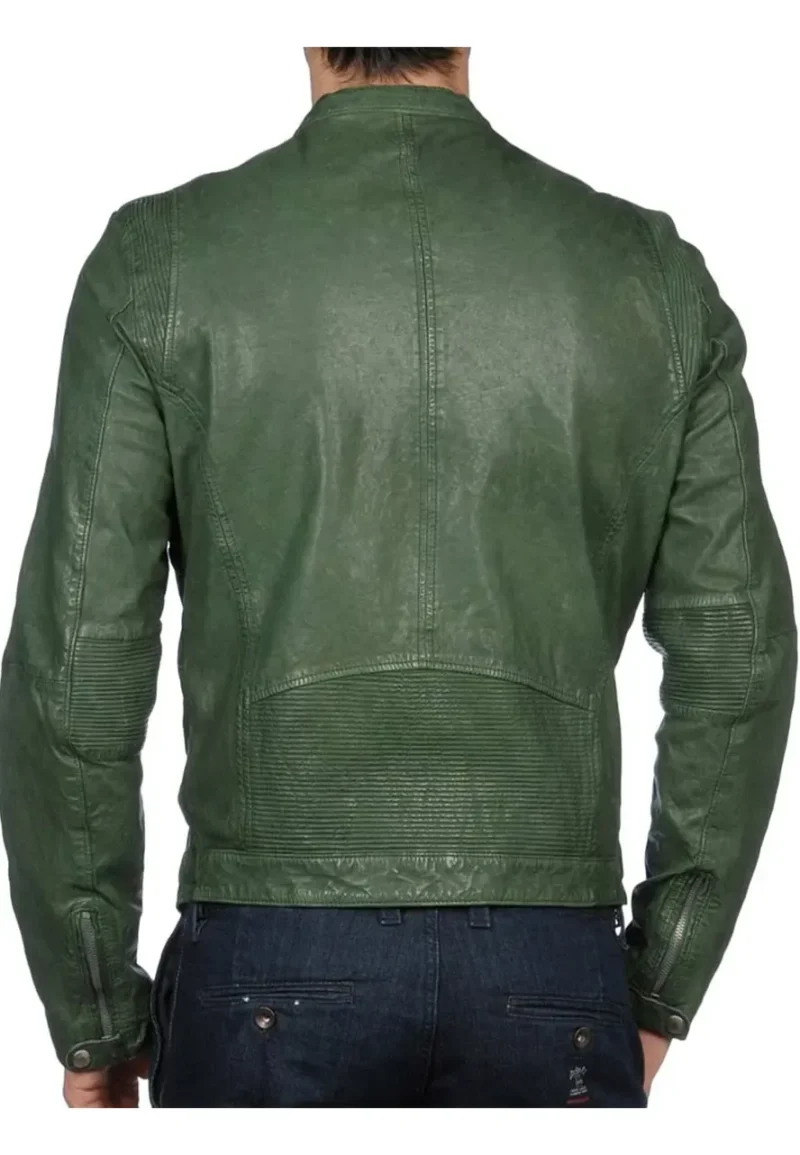 biker green jacket
