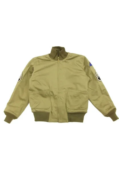 brad pitt fury wardaddy military jacket