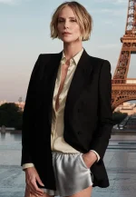 charlize theron black blazer