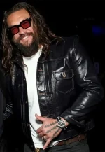 cinemacon 2026 black leather jacket