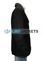 douglas henshall wool men black peacoat