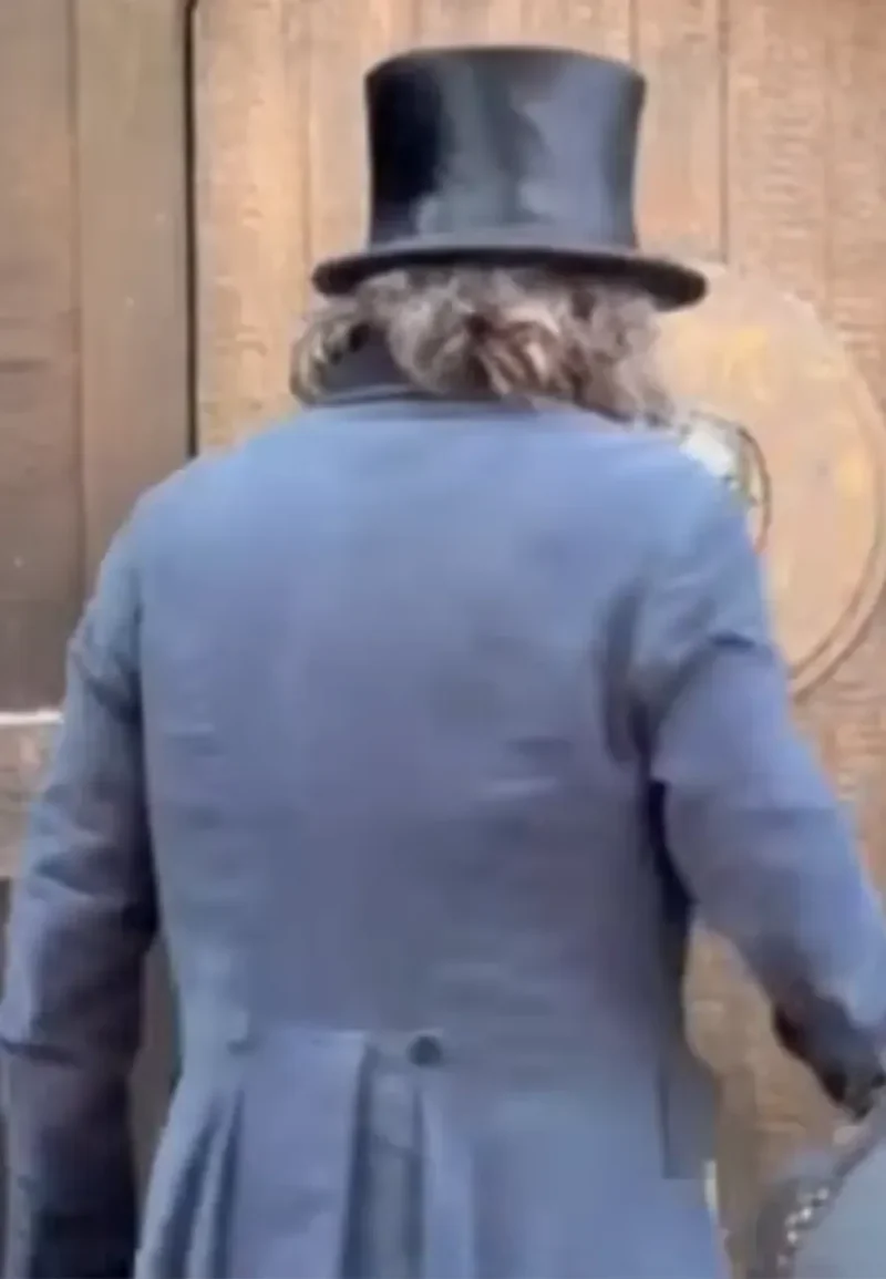 ebenezer blue wool coat