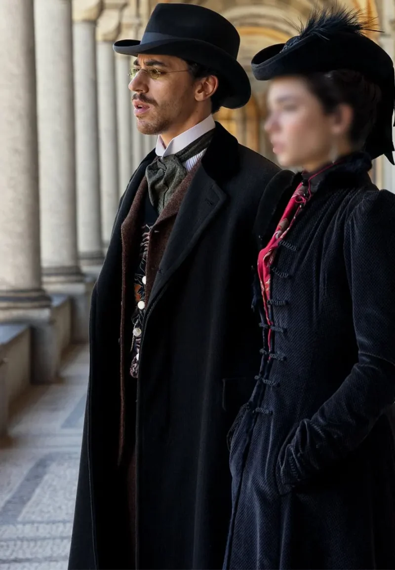 eduardo scarpetta black coat