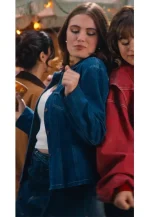 ella bright denim jacket