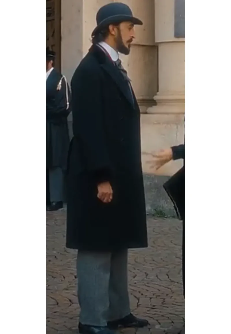 enrico poet black coat