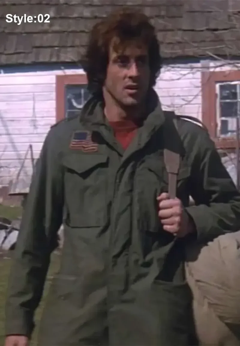 first blood green jacket