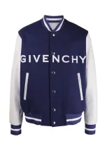 givenchy blue and white varsity jacket