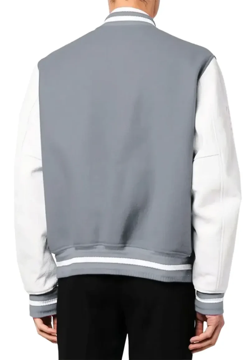 givenchy grey varsity jacket
