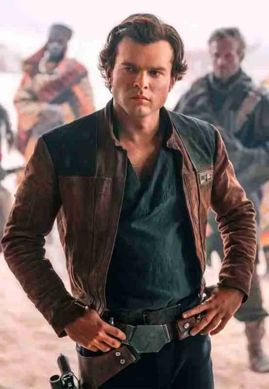A Star Wars Story Han Solo Brown Leather Jacket han solo a star wars story brown leather jacket