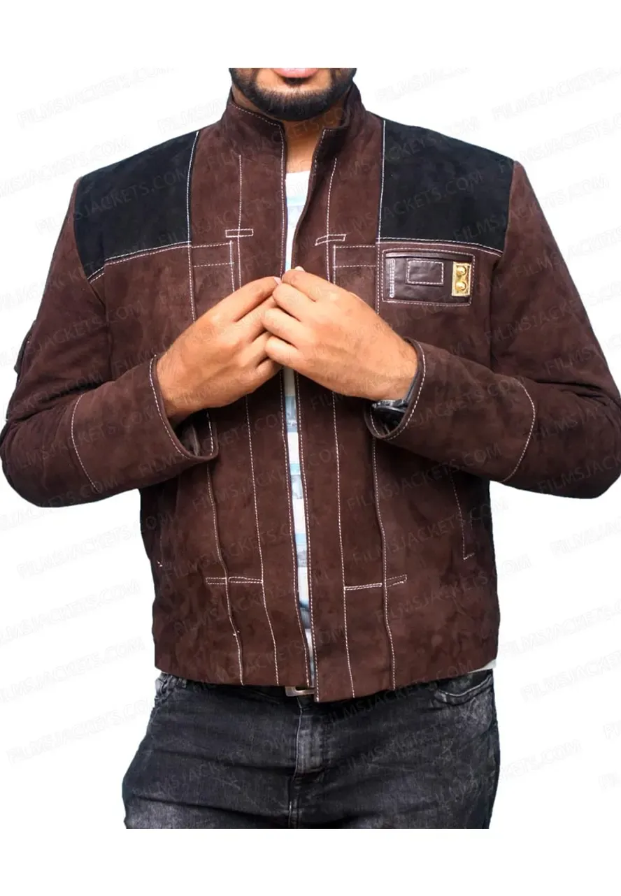 A Star Wars Story Han Solo Brown Leather Jacket han solo a star wars story jacket