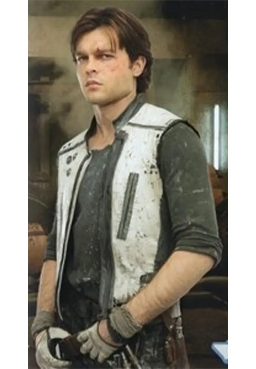 A Star Wars Story Han Solo Leather Vest han solo a star wars story vest