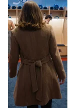 hannah wells brown wool coat