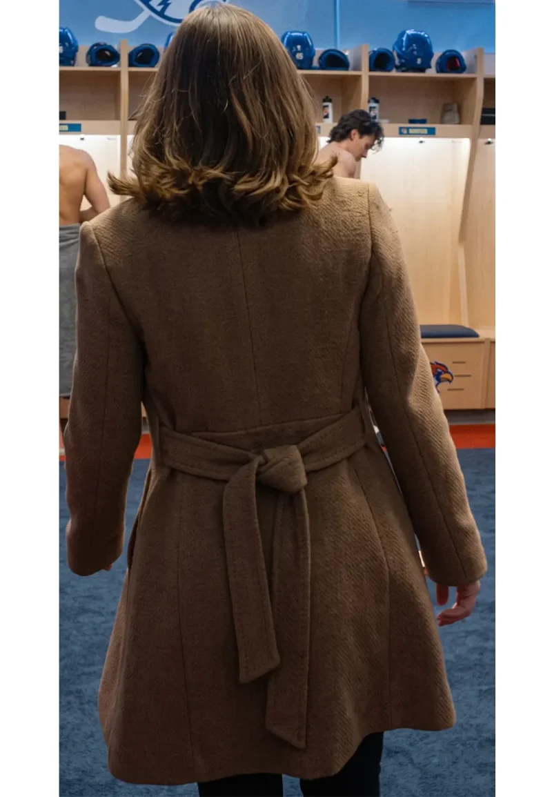 hannah wells brown wool coat