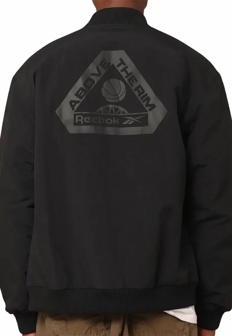 jalen thomas brooks black bomber jacket