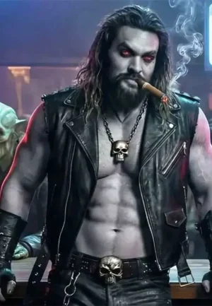 jason momoa supergirl leather vest