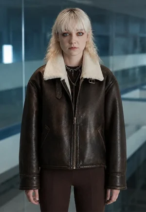 julia sarah stone shearling leather jacket