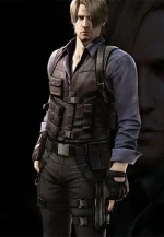 leon kennedy leather vest