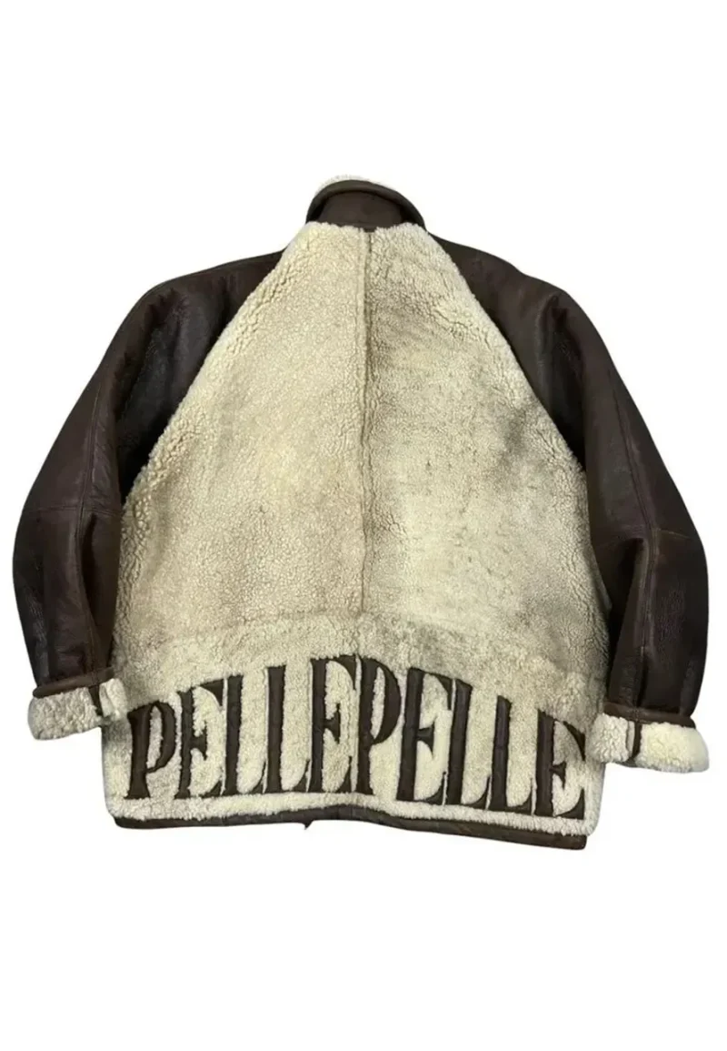marc buchanan mens pelle pelle vintage sherpa jacket