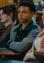miles gutierrez riley colorblock denim jacket