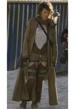 milla jovovich trench coat