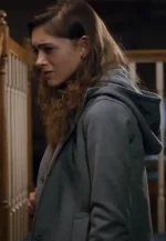 nancy wheeler stranger things grey hooded jacket