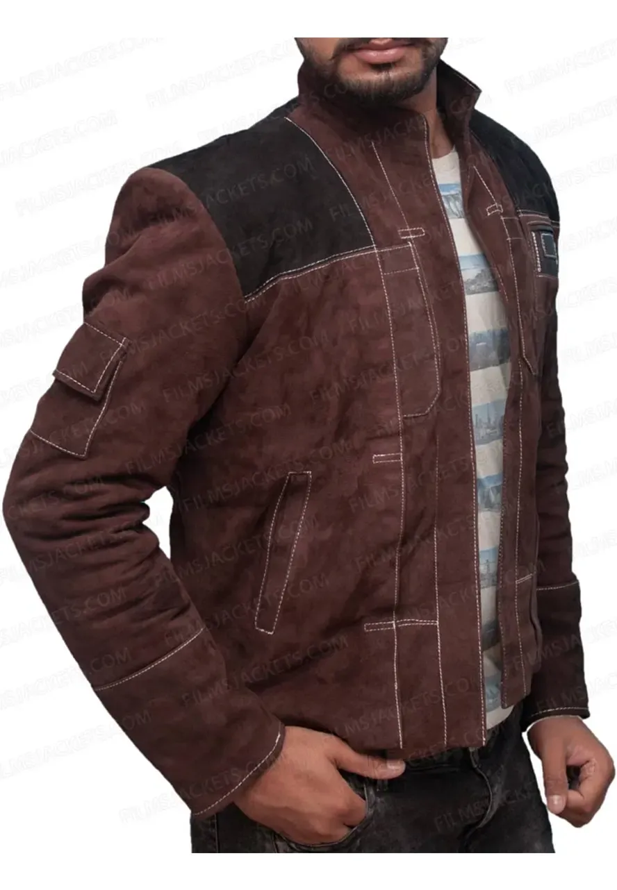 A Star Wars Story Han Solo Brown Leather Jacket new han solo jacket