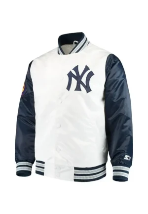 new york yankees legend white bomber jacket