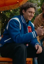 off campus belmont cameli blue varsity jacket