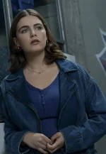 off campus ella bright denim jacket