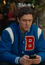 off campus garrett graham blue varsity jacket