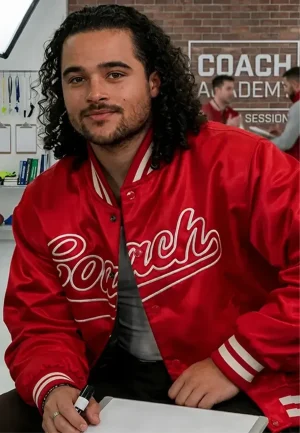 off campus john tucker red varsity jacket
