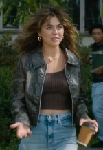 off campus s01 allie hayes snake leather jacket