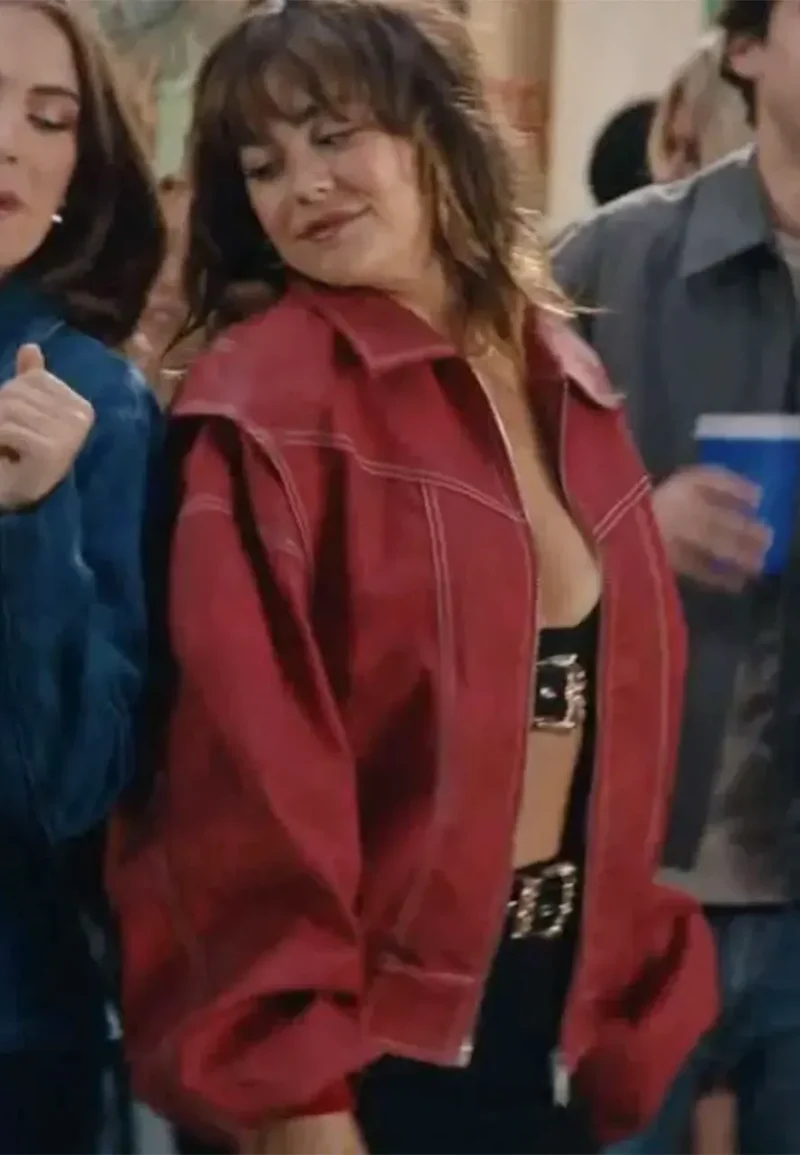 off campus s01 mika abdalla red bomber jacket