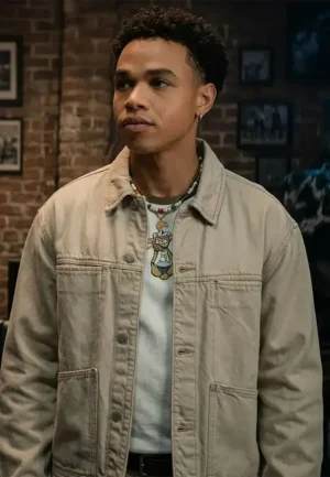 off campus s01 miles gutierrez riley beige jacket