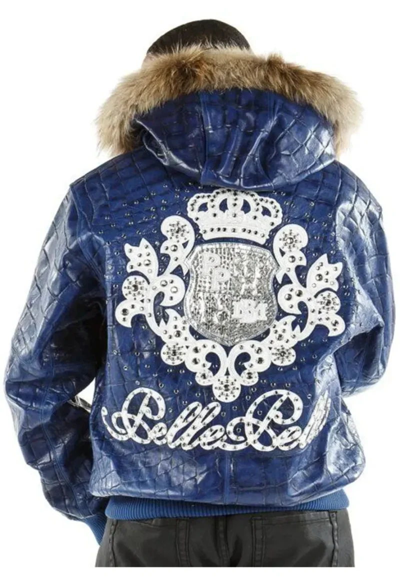 pelle-pelle-crest-blue-leather-jacket pelle pelle crest blue leather jacket