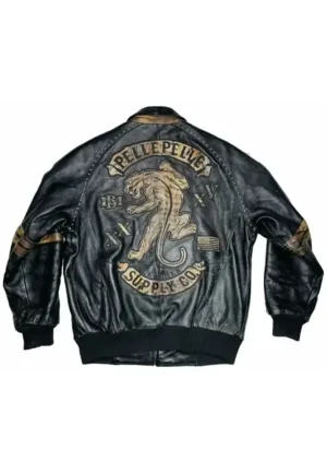 pelle pelle tiger leather jacket