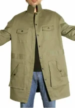 peter b parker green long jacket
