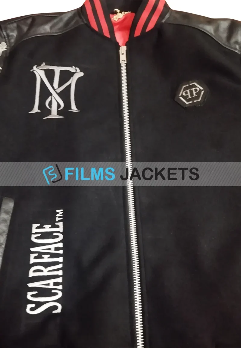 philipp plein scarface varsity jacket