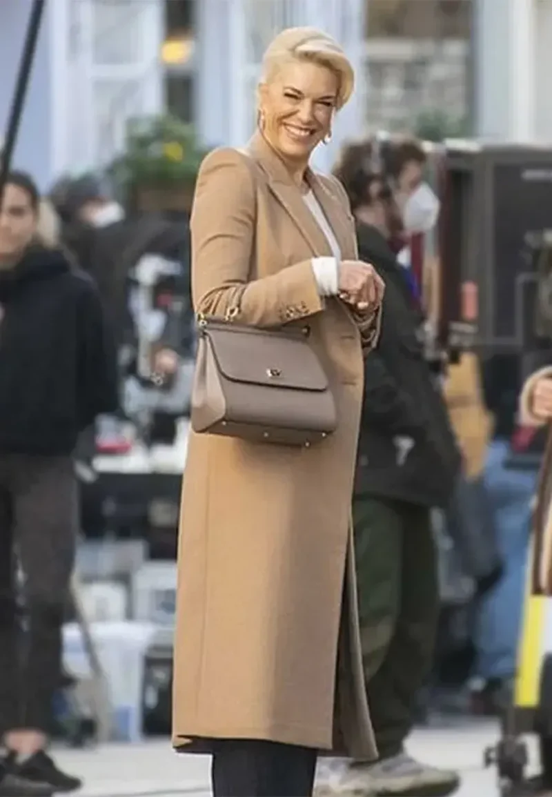rebecca welton ted lasso 2021 hannah waddingham brown wool coat