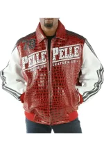red wild ones pelle pelle studded jacket