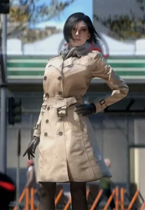 resident evil 2 ada wong trench coat