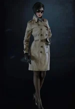 resident evil 2-game ada wong leather coat