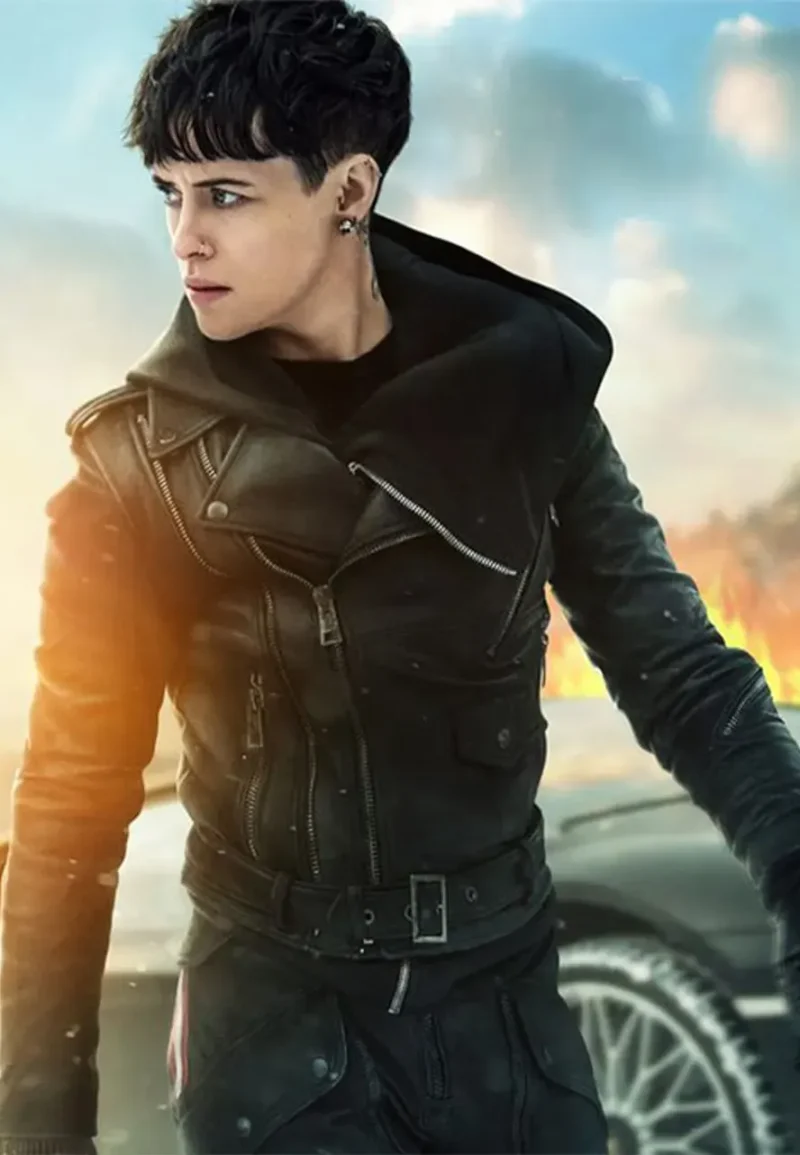salander claire foy the girl jacket