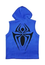 scarlet spider hoodie blue vest